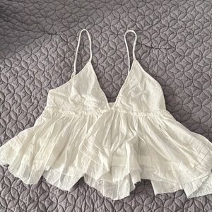 Princess Polly White Zephyra Top